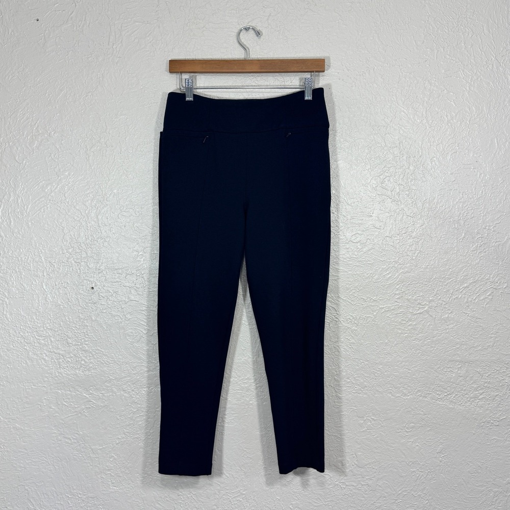 Betabrand Skinny-Leg Power Down Pant LP Shaping Slimming Ponte Career W1591-BK